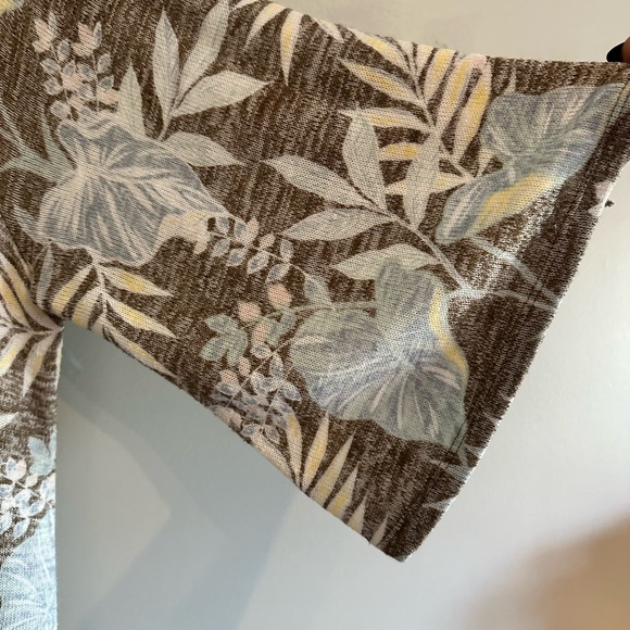 Torrid slub knit tropical print duster size 2 - Picture 6 of 6